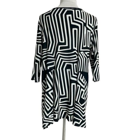 Niche Nilgun Size Medium Top Blouse Abstract Wearable Art - Picture 3 of 5